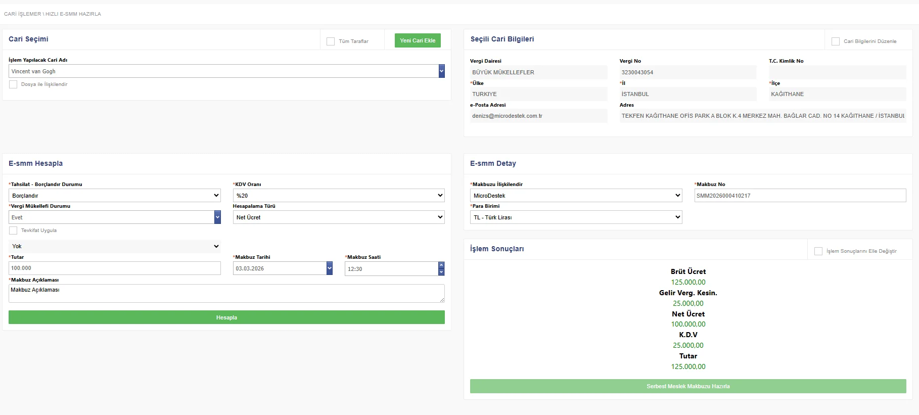 Hukuk Muhasebe E-SMM