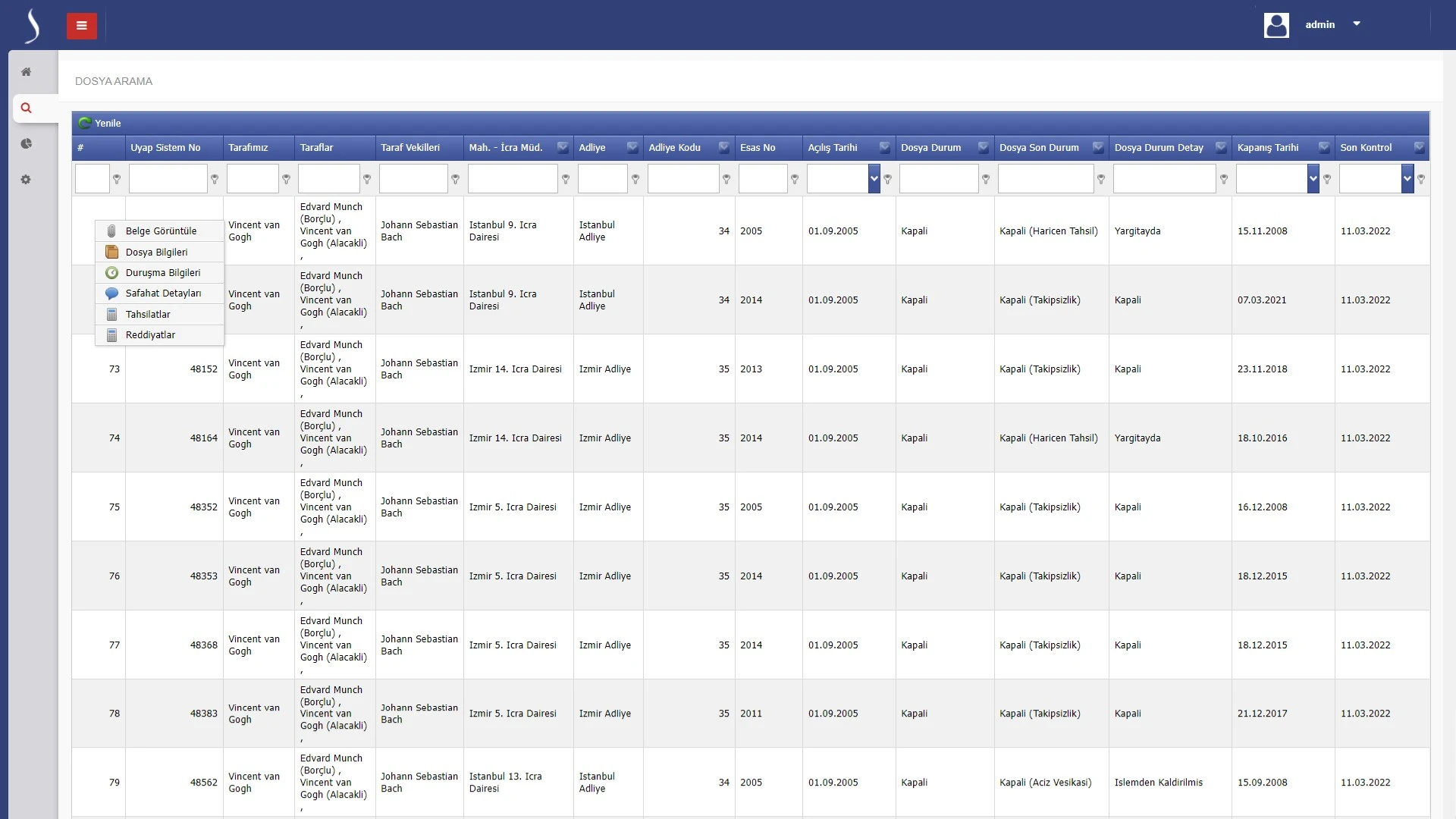 UYAP İş Zekası Anlık Sorgulama