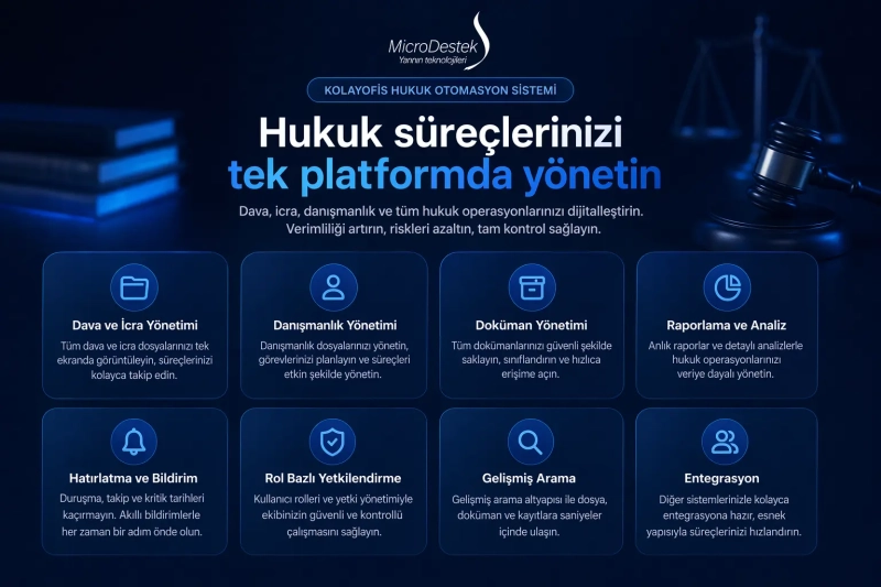 KolayOfis Hukuk Otomasyon Sistemi Satın Al - 3