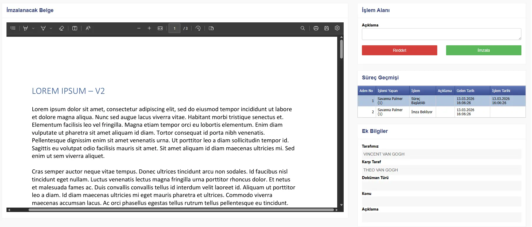 Dijital İmza Süreçleri
