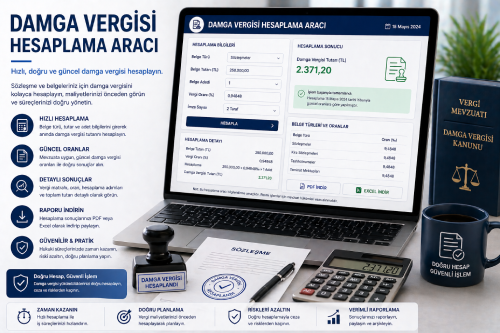Damga Vergisi Hesaplama Aracı