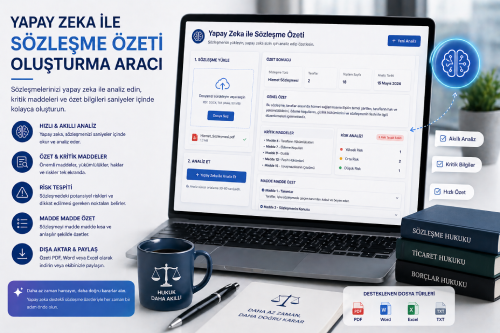 Yapay Zeka ile Sözleşme Özeti Oluşturma Aracı