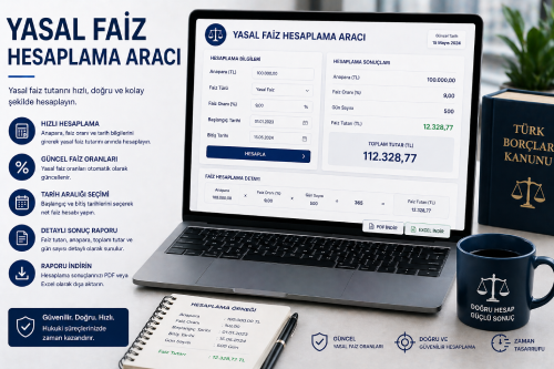 Yasal Faiz Hesaplama Aracı