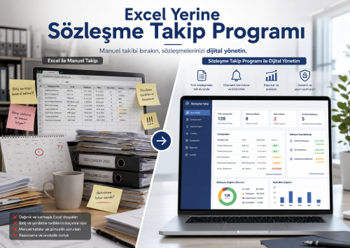 Excel ile sözleşme takibi yerine dijital sözleşme takip sistemi kullanımı