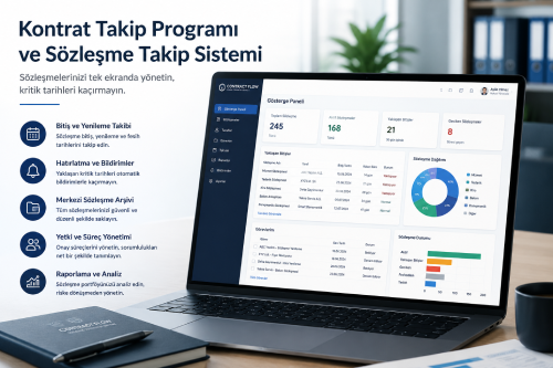 Kontrat takip programı ile sözleşme bitiş tarihi ve yenileme süreçlerinin dijital takibi