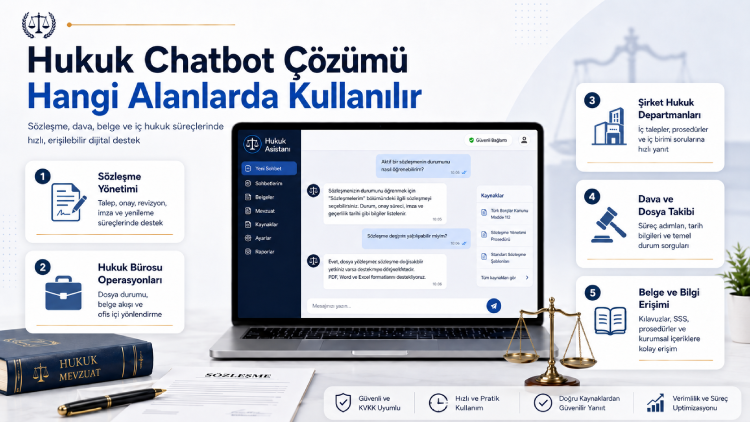 Hukuk Chatbot Çözümü Hangi Alanlarda Kullanılır