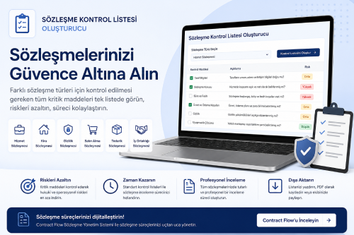 Sözleşme Kontrol Listesi Oluşturucu